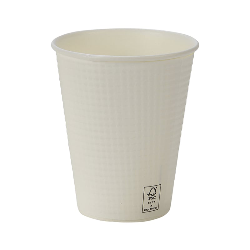 サンナップ エンボスカップ ホワイト 260ml 9oz 40個 C2640EAFS 1パック（ご注文単位25パック）【直送品】