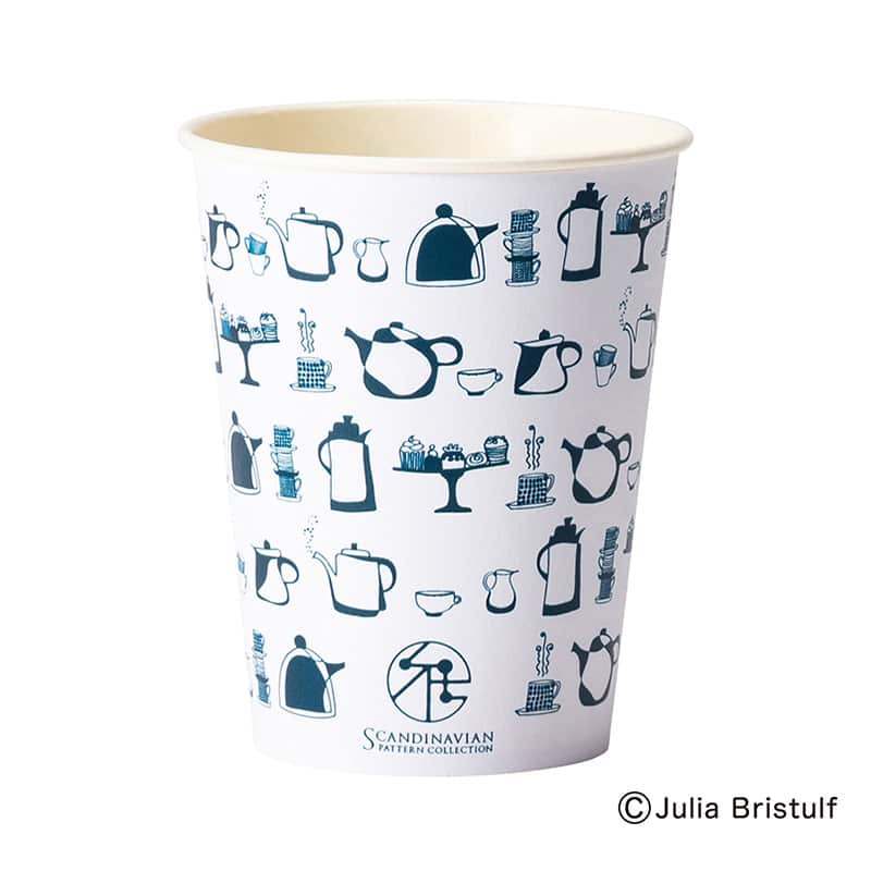 サンナップ 紙コップ ティータイム 275ml 9oz 100個 C27100TEA 1パック（ご注文単位25パック）【直送品】