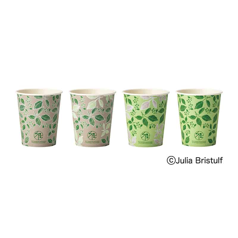 サンナップ 紙コップ ビーリーブス 150ml 5oz 100個 C1550BLV 1パック（ご注文単位60パック）【直送品】