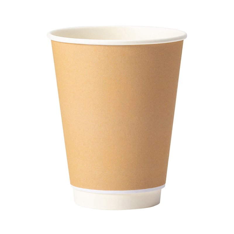 サンナップ エアーウォールカップ クラフトカラー 340ml 12oz 25個 C3425EWKC 1パック（ご注文単位40パック）【直送品】