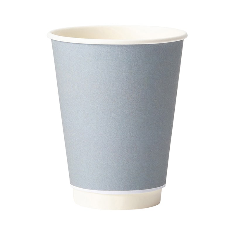 サンナップ エアーウォールカップ ブルーグレー 340ml 12oz 25個 C3425EWBG 1パック（ご注文単位40パック）【直送品】