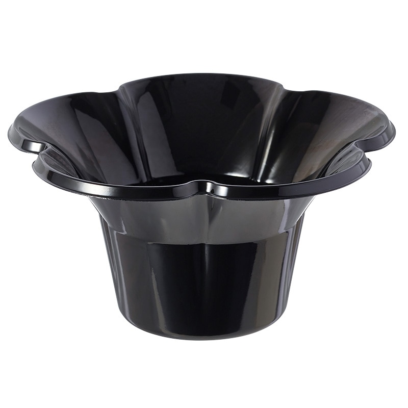 サンナップ ミニフルールカップ かき氷容器 380ml ネロ 1袋(80個入)