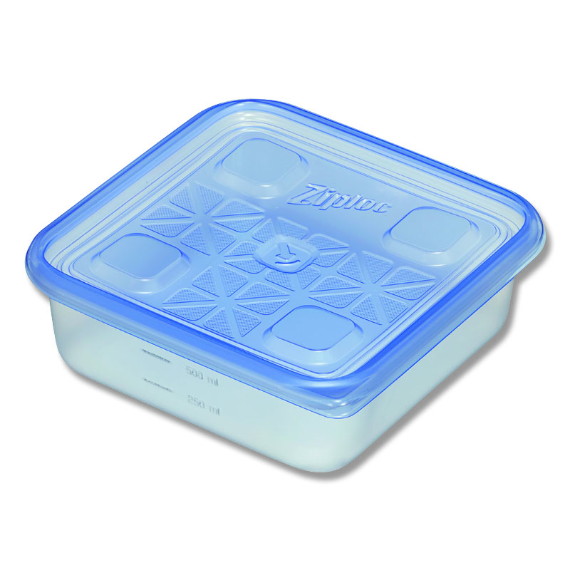 旭化成ホームプロダクツ ジップロックコンテナー 正方形 700ml 2個セット