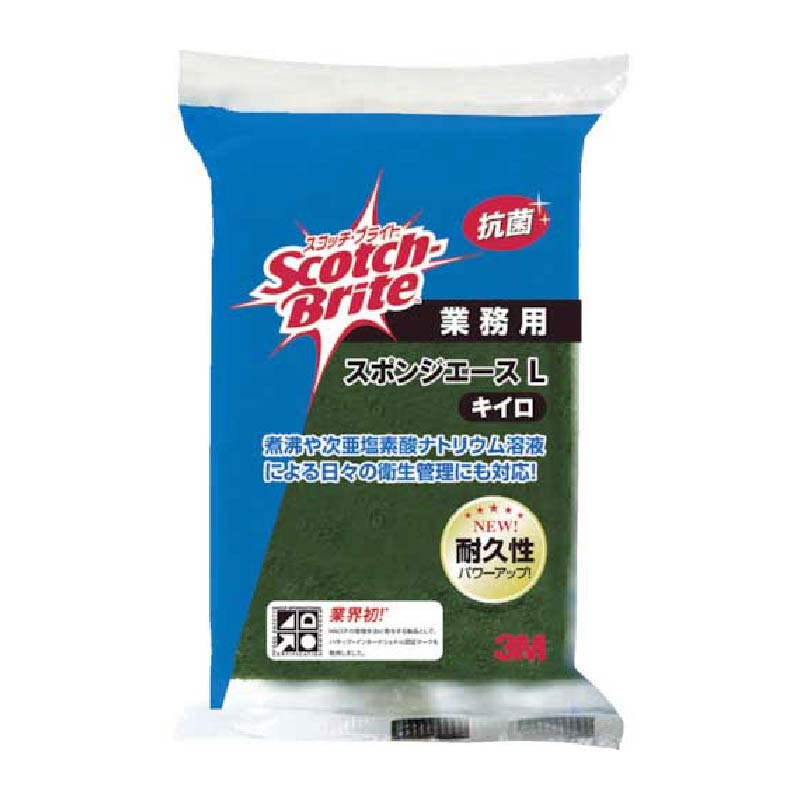 スリーエムジャパン スコッチ・ブライト スポンジエース L キイロ 1個