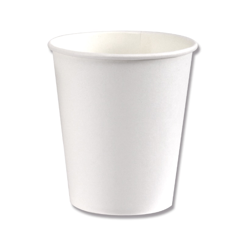 HEIKO S.T.紙コップ(ペーパーカップ) エコノミータイプ 7オンス 口径73mm ホワイト 100個/束