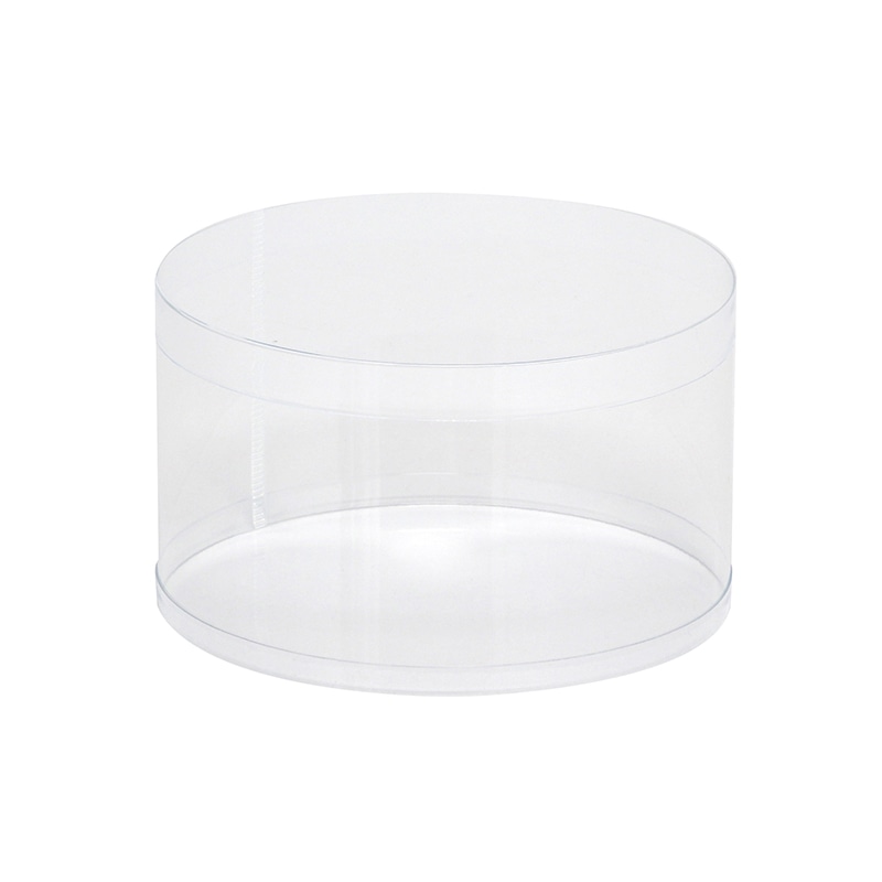 HEIKO 箱 クリスタルBOX 円柱 120×70 1個(ご注文単位10個)