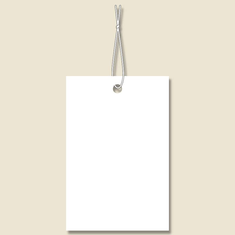 HEIKO 提札 No.606 綿糸付 ホワイト 500枚/箱