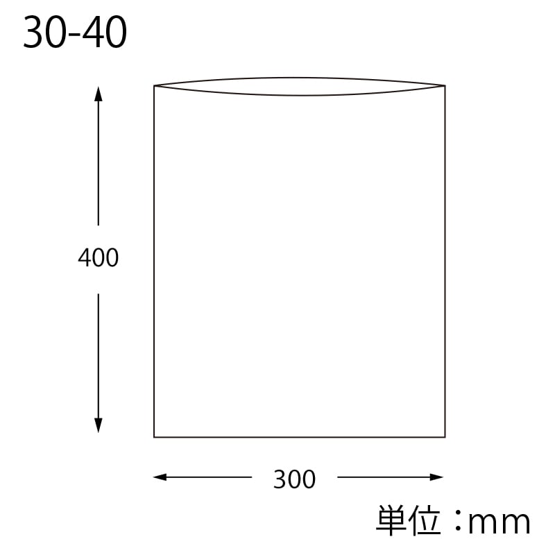 HEIKO 不織布袋 不織布インナーバッグ 30-40 ブラック 100枚/袋