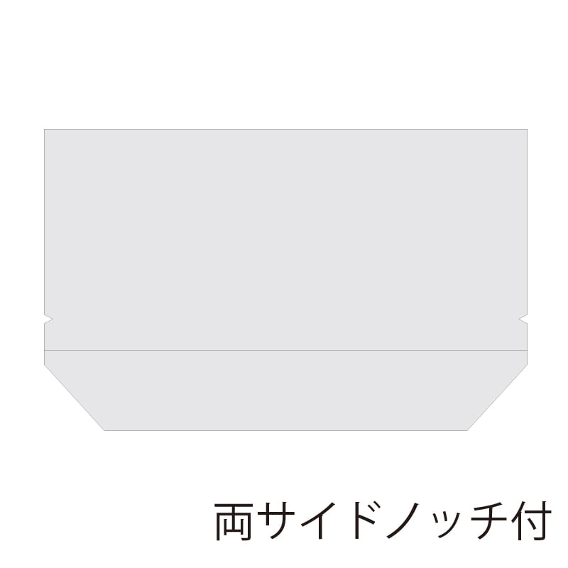 HEIKO 惣菜袋 OPベーカリー袋 亀底 24-15 ノッチ付 無地 100枚/袋