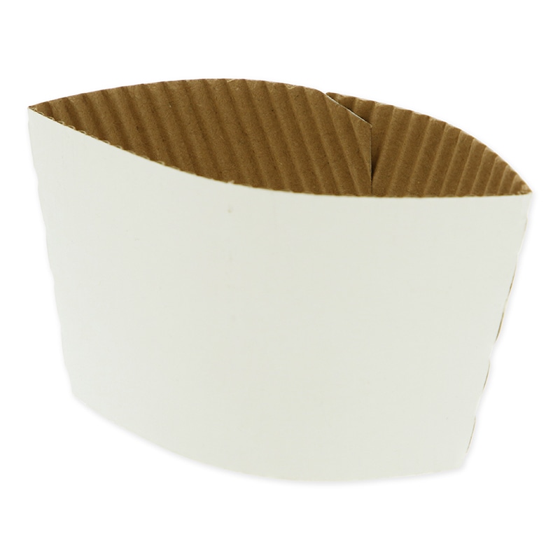 HEIKO ペーパーカップスリーブ 12オンス用 ホワイト 100枚/束