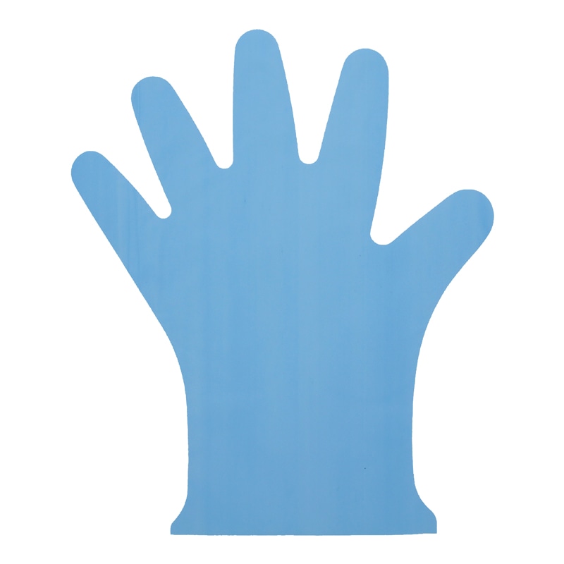 HEIKO ポリグローブ LD 外エンボス S ブルー 100枚/箱