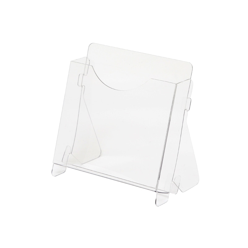 HEIKO PET製 組み立てパンフレットスタンド ハガキサイズ  1袋(5枚)