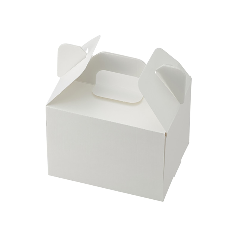 HEIKO 箱 スリムエコキャリーケーキ箱 9×12 ケーキ1個用 ホワイト 50枚/包