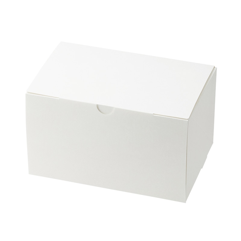 HEIKO 箱 スリムエコケーキ箱 12×18 ケーキ4~5個用 ホワイト 50枚/包