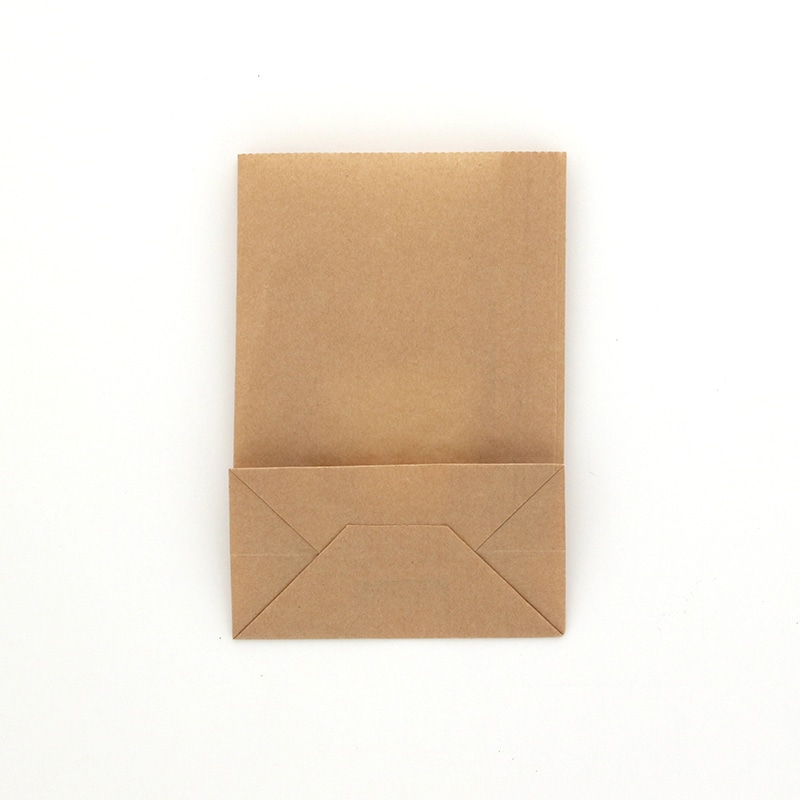 HEIKO NF(ノンフッ素)窓付耐油角底袋 11-6 未晒無地 100枚/袋