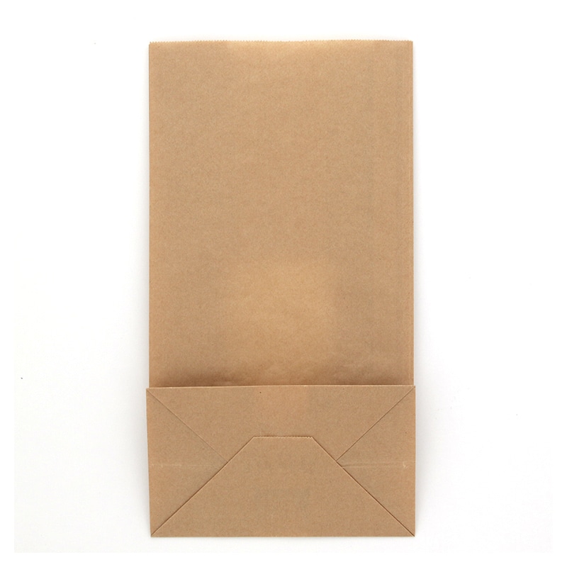 HEIKO NF(ノンフッ素)窓付耐油角底袋 No.6 未晒無地 100枚/袋