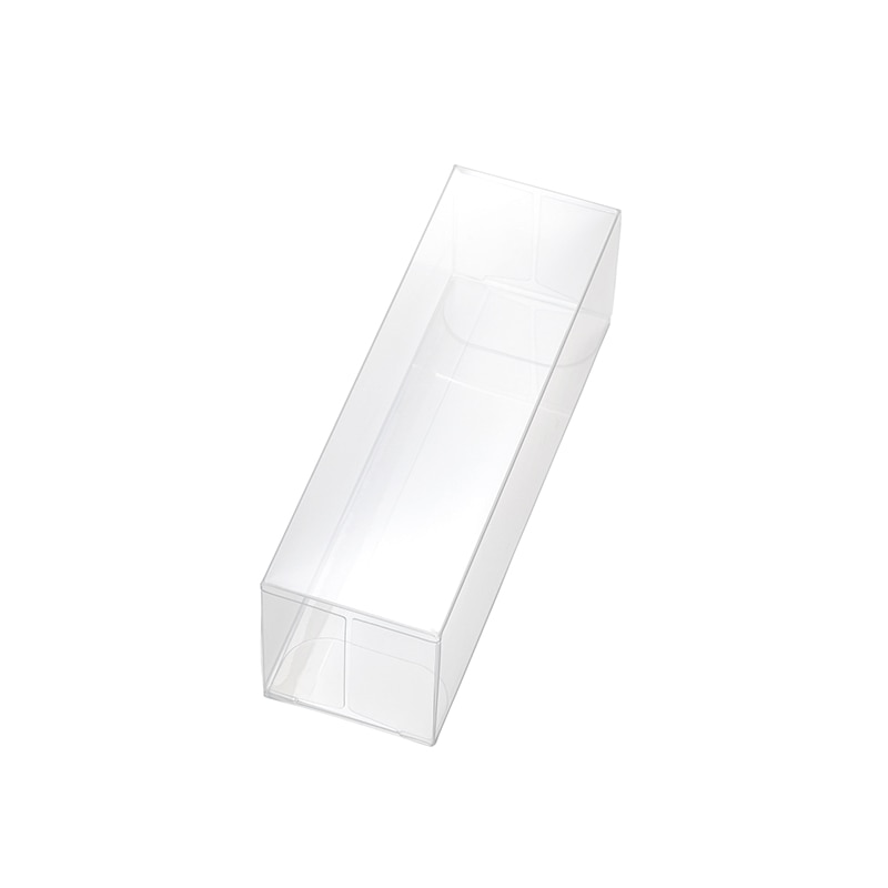 HEIKO PVC クリスタルボックス V 40×40×125 無地 10枚/袋