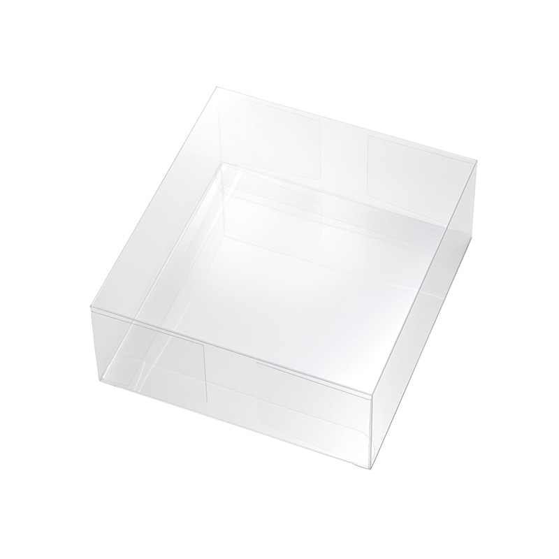 HEIKO PVC クリスタルボックス V 120×50×130 無地 10枚/袋