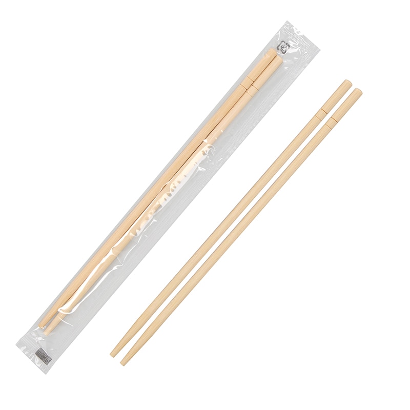 HEIKO 割箸 竹丸箸 楊枝なし 20cm ポリ完封 1000膳/箱