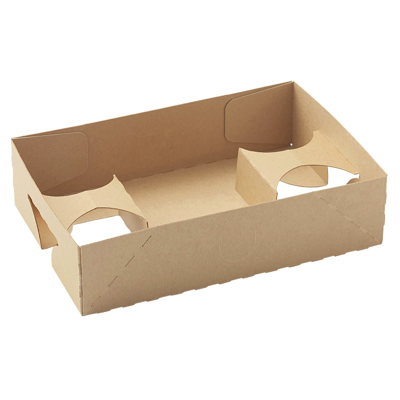 HEIKO 食品箱 NF(ノンフッ素)ネオクラフト コンボボックス ダブル 20枚/袋