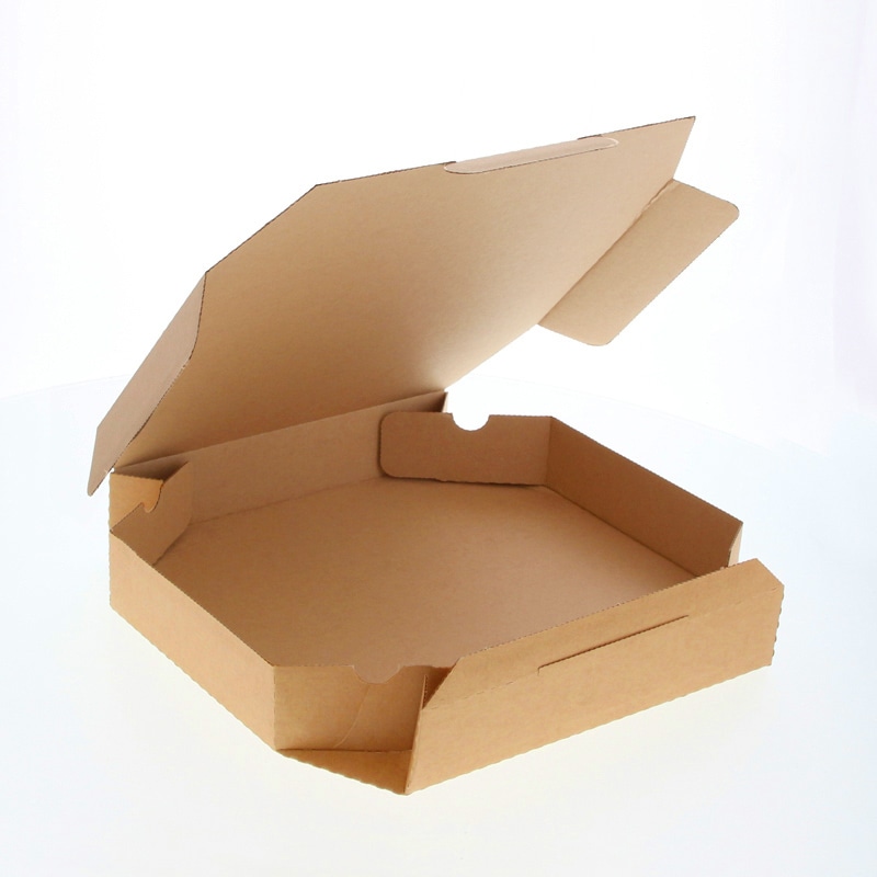 HEIKO 食品箱 NF(ノンフッ素)ネオクラフト ピザボックス 10インチ用 10枚/袋