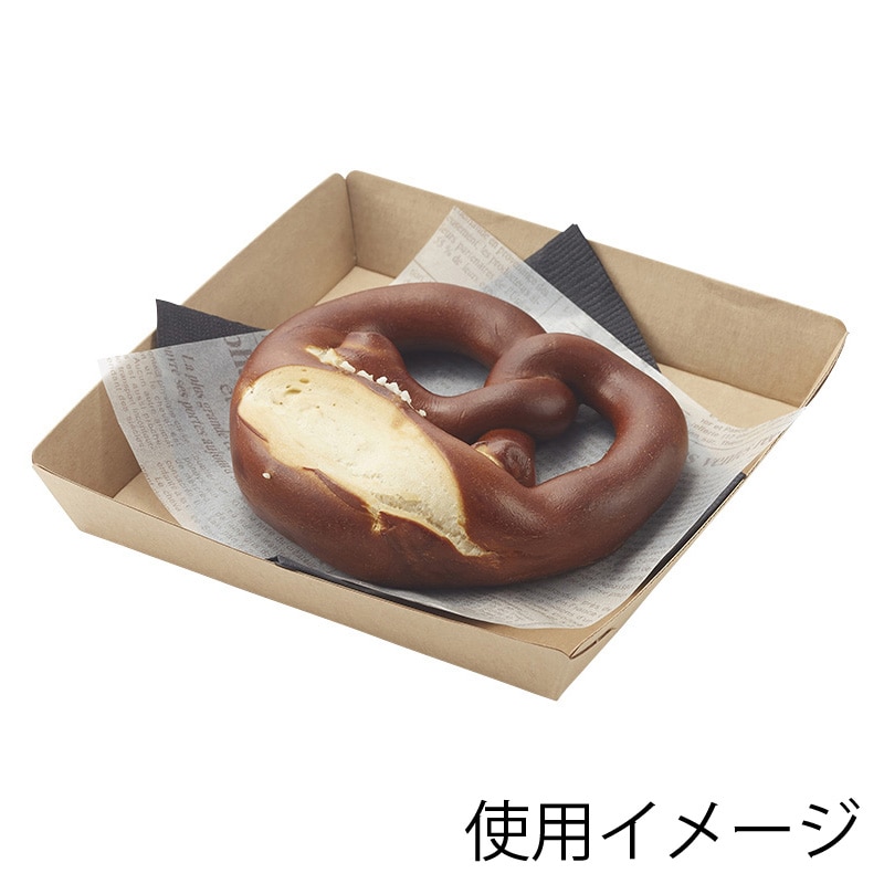 HEIKO 食品トレー NF(ノンフッ素)ネオクラフト トレー M 50個/袋