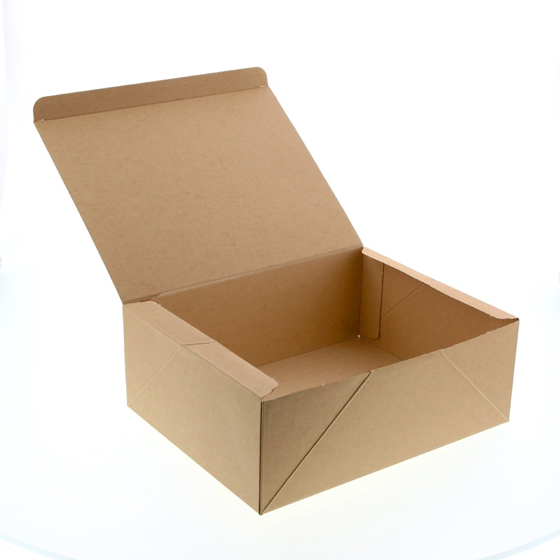 HEIKO 食品箱 ネオクラフト ケーキボックス 19×24 ケーキ8~9個用 20枚/袋