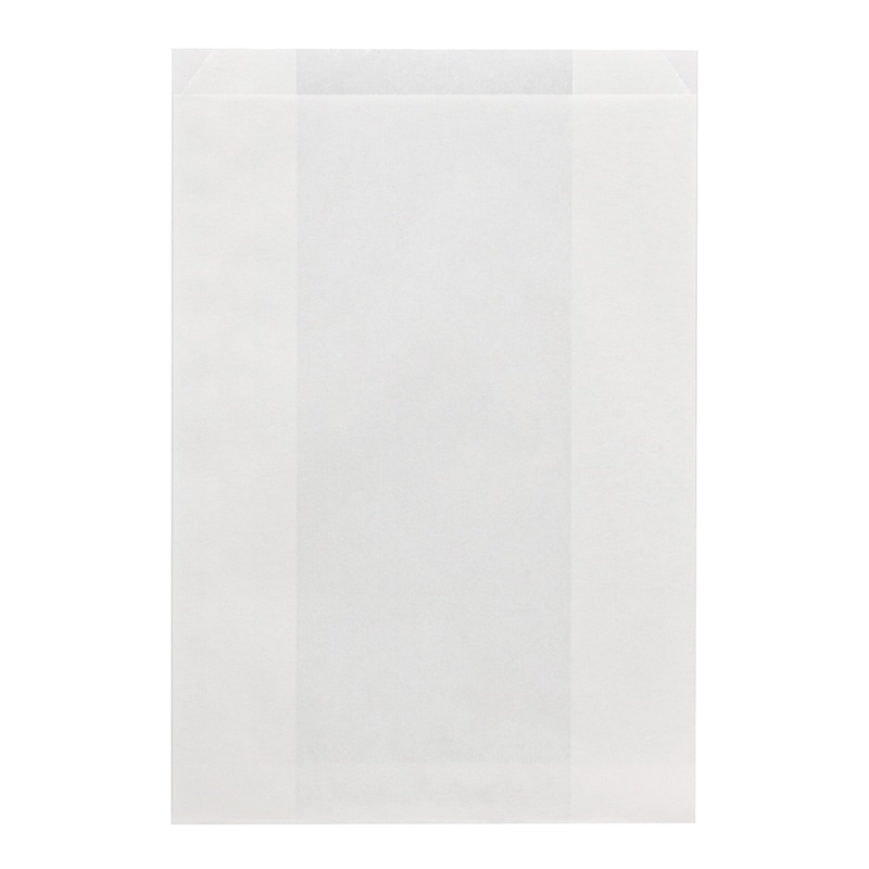 HEIKO NF(ノンフッ素)耐油ガゼットパック 17-23.5 白無地 100枚/袋