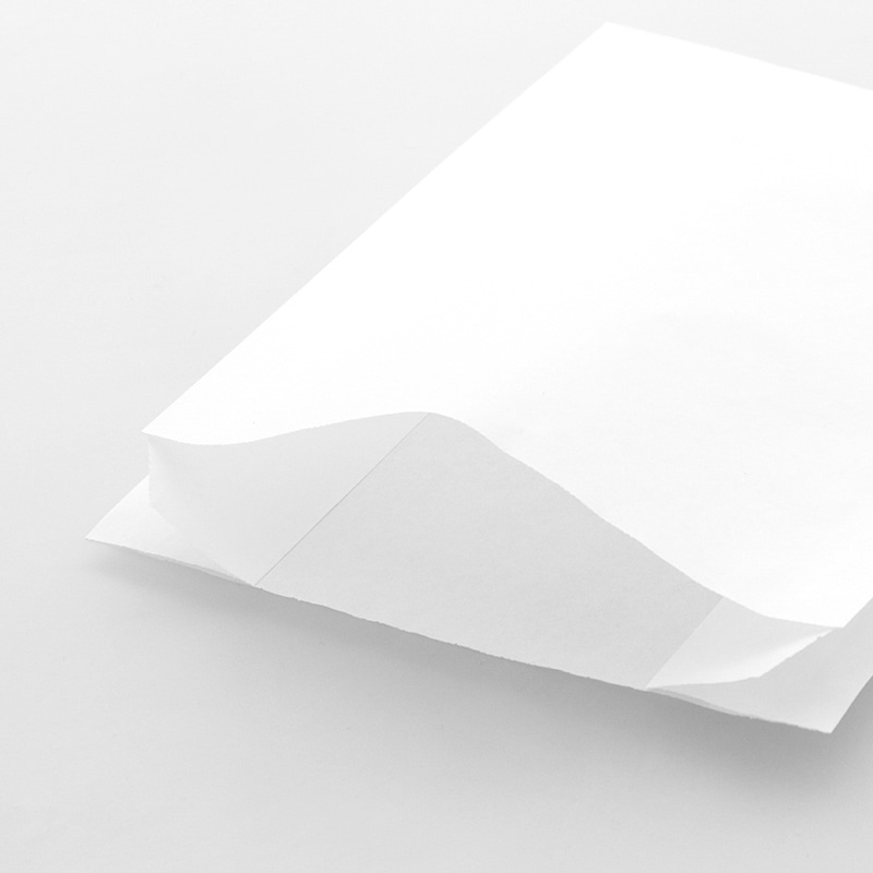 HEIKO NF(ノンフッ素)耐油ガゼットパック 17-23.5 白無地 100枚/袋