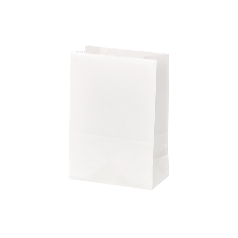 HEIKO NF(ノンフッ素)耐油角底袋 11-16 白無地 100枚/袋