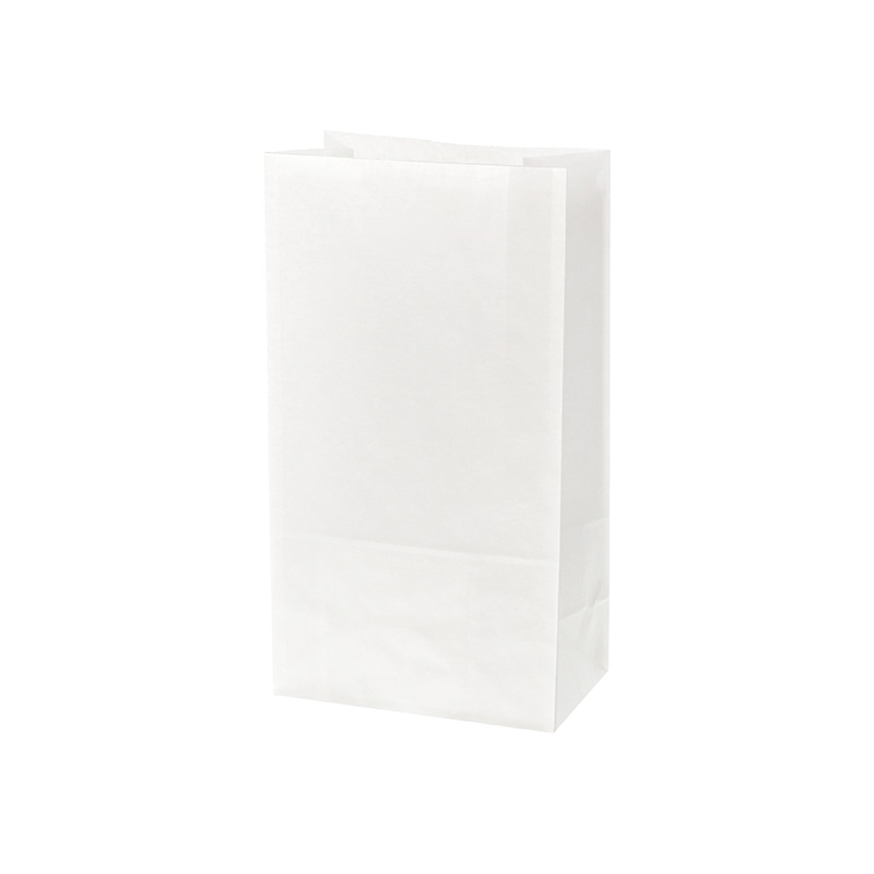 HEIKO NF(ノンフッ素)耐油角底袋 15-28 白無地 100枚/袋