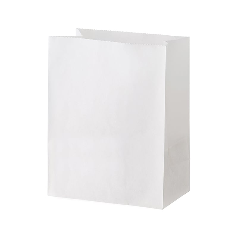 HEIKO NF(ノンフッ素)耐油角底袋 16-20.5 白無地 100枚/袋