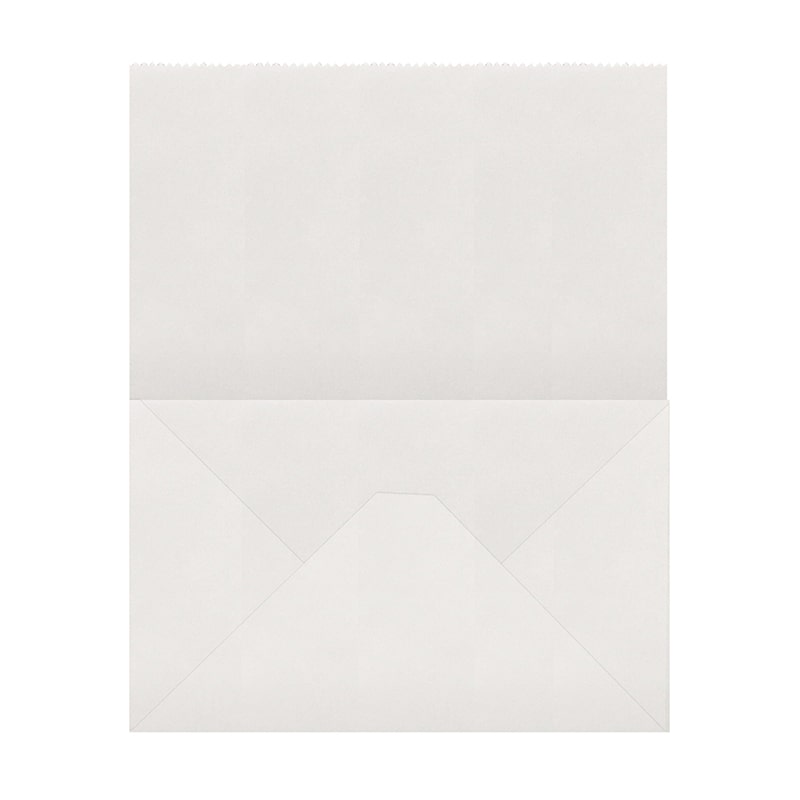 HEIKO NF(ノンフッ素)耐油角底袋 21-26 白無地 100枚/袋