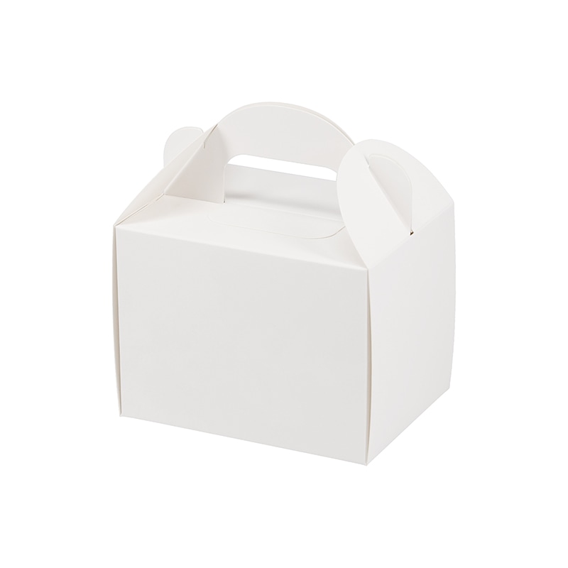 HEIKO アーチハンドキャリーケーキ箱 9×12 ケーキ1個用 ホワイト 50枚/袋