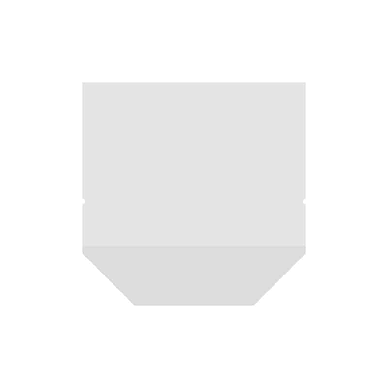 HEIKO 惣菜袋 OPベーカリー袋 亀底 KZ15-15 ノッチ付 無地 100枚/袋