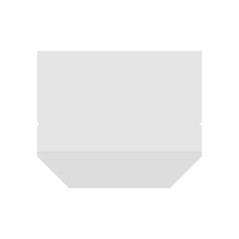 HEIKO 惣菜袋 OPベーカリー袋 亀底 KZ18-15 ノッチ付 無地 100枚/袋