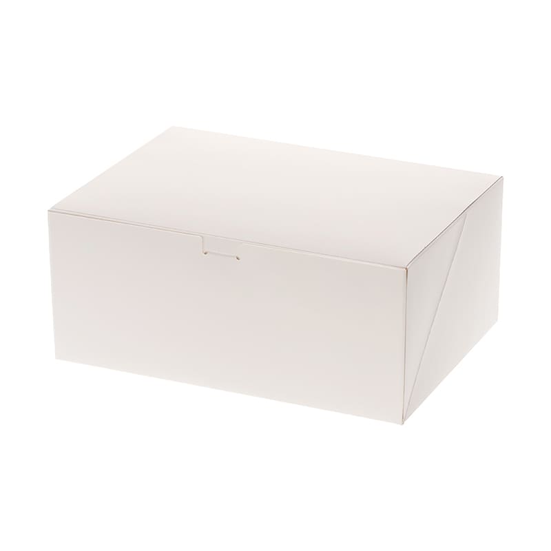 HEIKO ケーキ箱 洋生 15×21 ケーキ6~7個用 ホワイト 25枚/袋