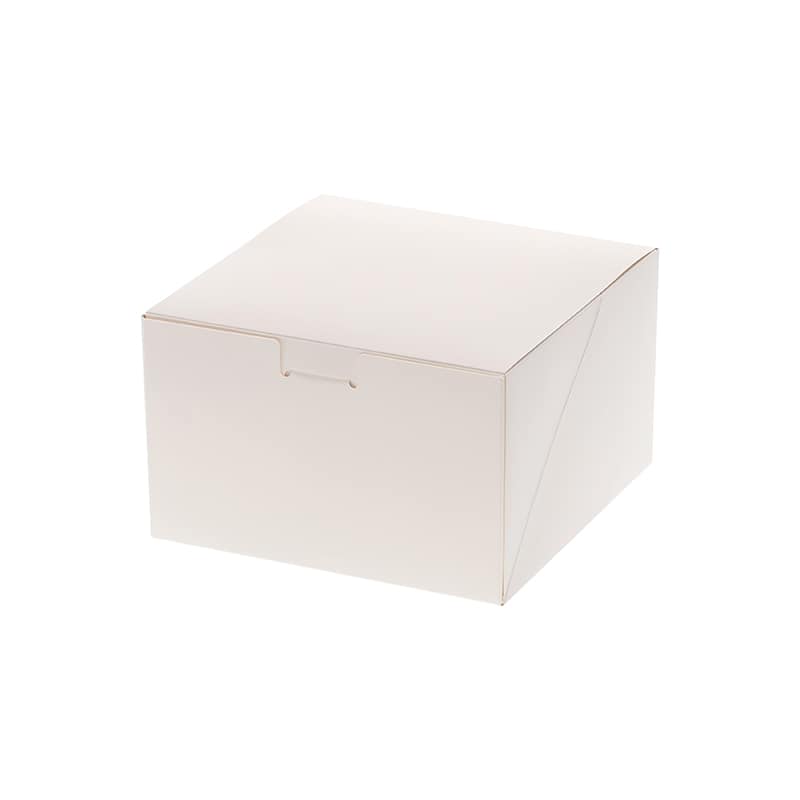 HEIKO ケーキ箱 洋生 14.5×14.5 ホワイト 25枚/袋