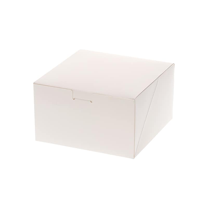 HEIKO ケーキ箱 洋生 15.5×15.5 ホワイト 25枚/袋