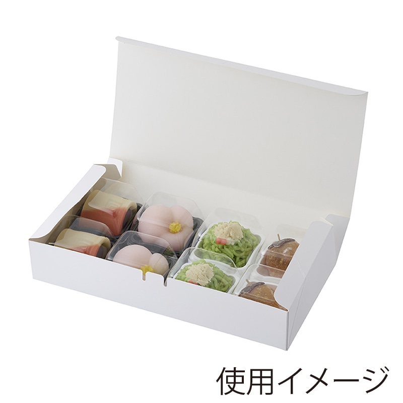 HEIKO 和菓子箱 和生 12×24 ホワイト 25枚/袋