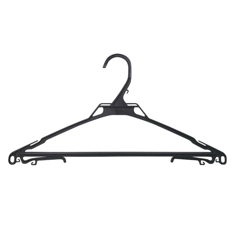 sanwa プラスチック　クリーニング用ハンガー 370本ケース入り NO.8（N） 1本（ご注文単位370本）【直送品】