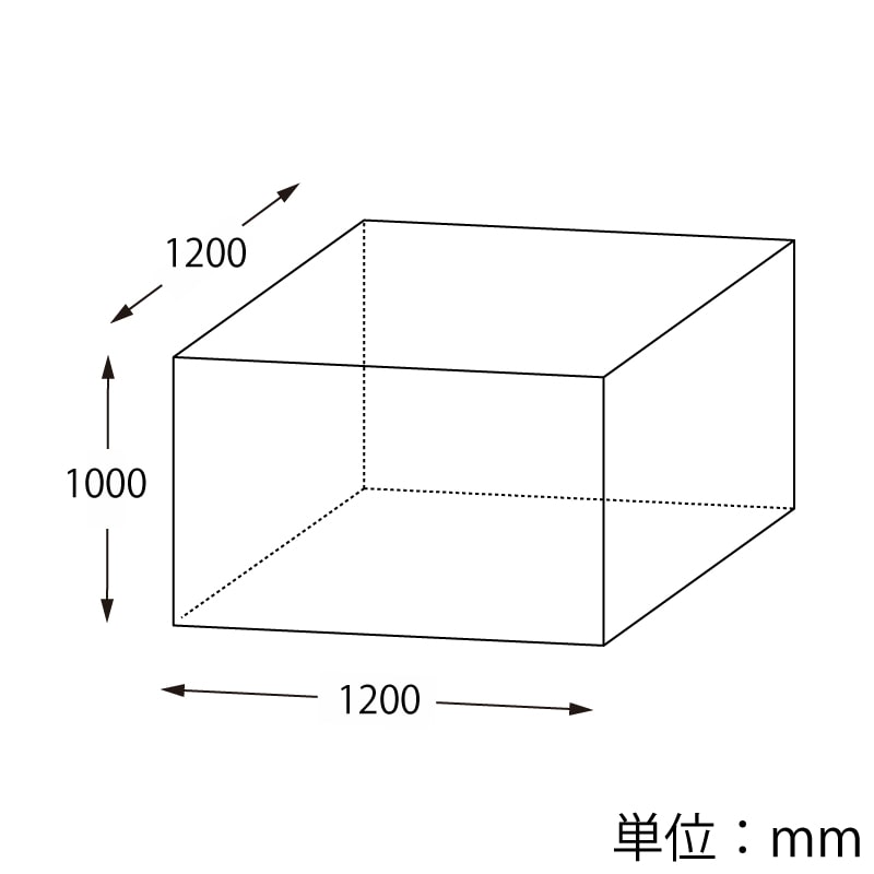 HEIKO 再生パレットカバー 1200角×1000 5枚/袋
