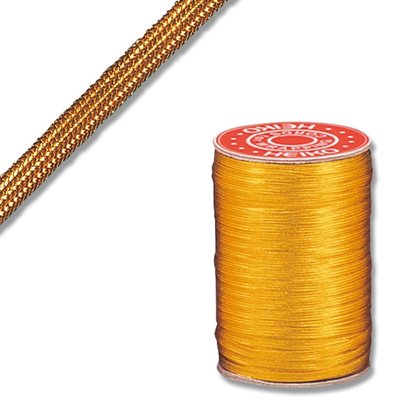 HEIKO 紐 贈答用紐 金平 約4.5mm×100m 金 1巻