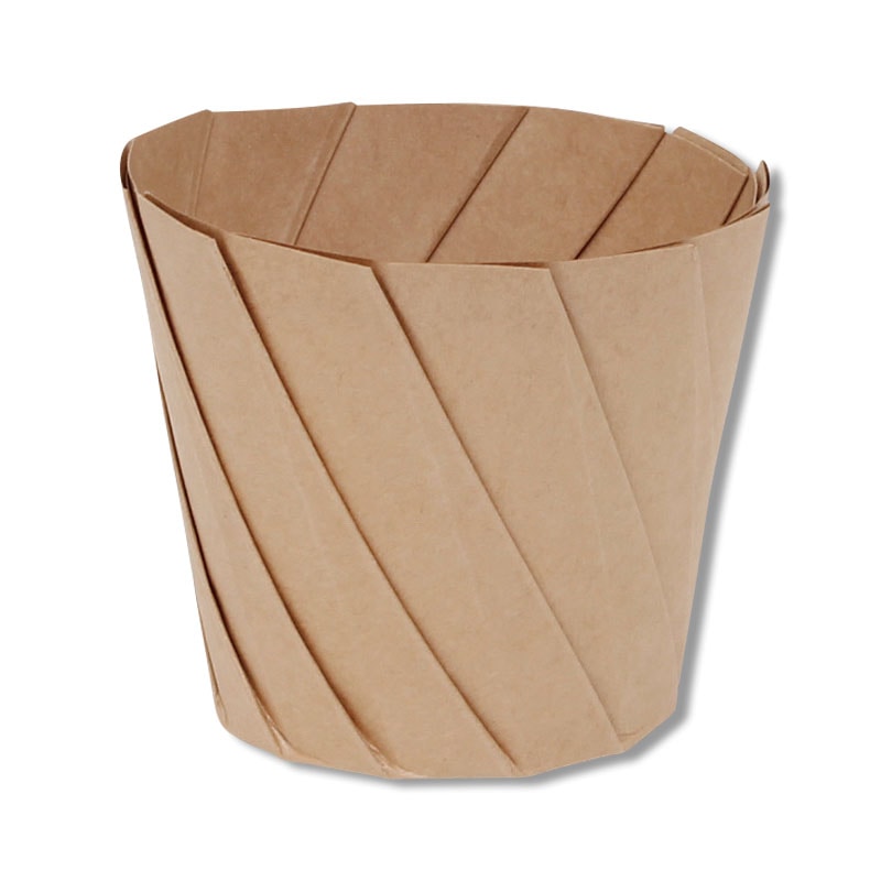 シンメイ 食品容器 おりがみカップ 小 茶 20枚/袋