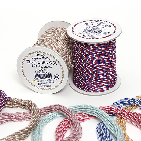 HEIKO 綿紐 コットンミックス #14 ハニー 20m 1巻