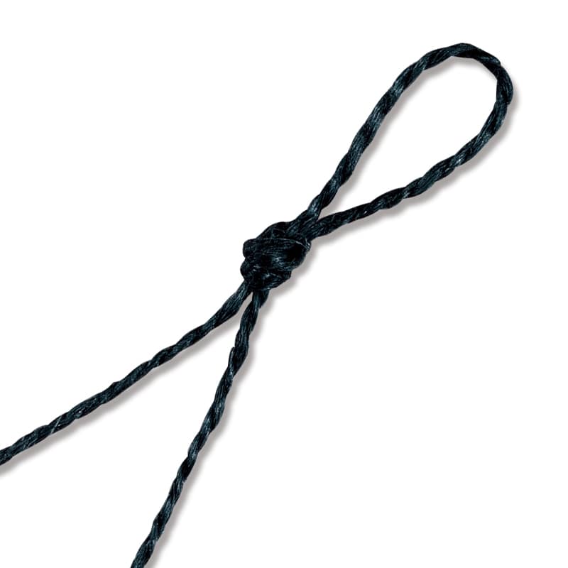 HEIKO 紐 カラー麻紐 ブラック 1巻