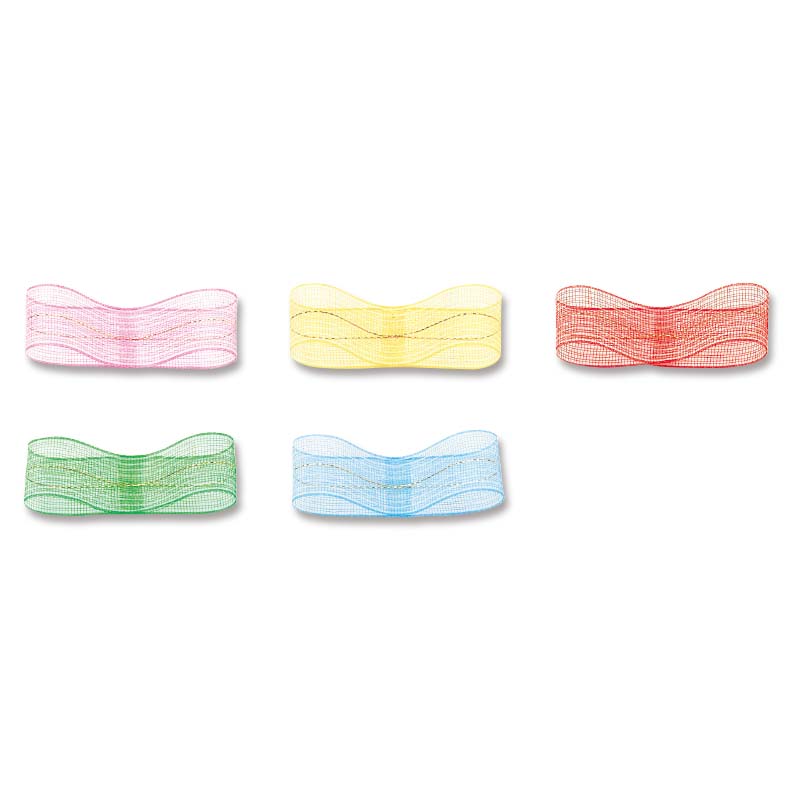 HEIKO PPパールリボン 24mm幅×30m巻 ピンク 10巻/袋