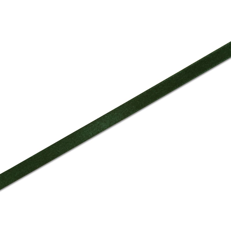 HEIKO シングルサテンリボン 9mm幅×20m 濃グリーン 1巻