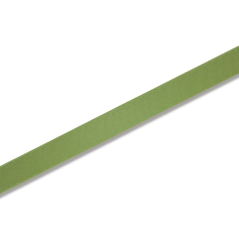 HEIKO シングルサテンリボン 18mm幅×20m オリーブ 1巻