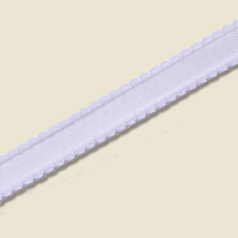 HEIKO ピコットリボン 15mm幅×20m 白 1巻